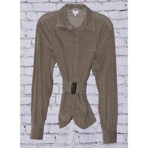 Georgio Armani Collezioni Velvet Corduroy Woman's Long Sleeve Blazer Size 12